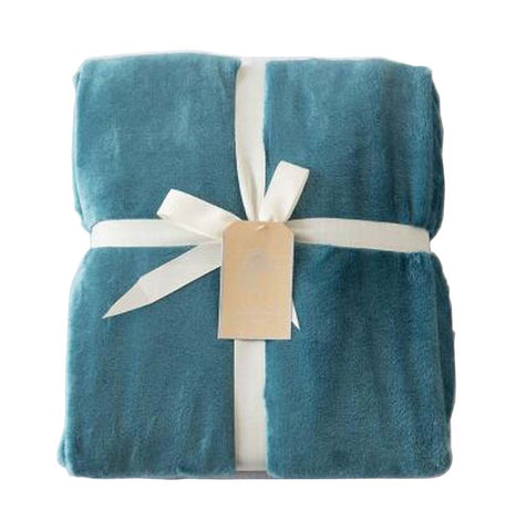 [H] Coral Velvet Throw Blanket Baby Blanket Couch Sofa Blanket For Nap
