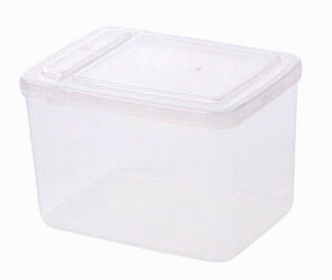 Set of 3 Kitchen Storage Bins Practical Cereals/Snacks Storage Canisters, White