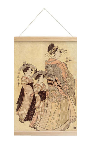 Japanese Ukiyo-E Style Decorative Painting Wall Painting, K1