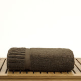 Luxury Hotel & Spa Towel 100% Genuine Turkish Cotton Bath Towels - Cocoa - Piano - Set of 4