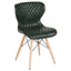 Riverside Contemporary Upholstered Chair with Wooden Legs