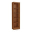 Cherry Wood Finish 71-inch Tall Skinny 5-Shelf Space Saving Bookcase