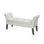 Bench W/Storage-White