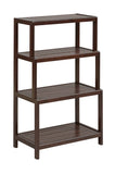 Dunnsville 4-Tier Stepback Shelf: Antique Chestnut