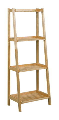 Dunnsville 4-Tier Ladder Shelf: Antique Chestnut