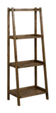 Dunnsville 4-Tier Ladder Shelf: Antique Chestnut