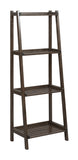 Dunnsville 4-Tier Ladder Shelf: Antique Chestnut