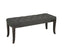 Textured Fabric Tufted-accent-bench