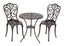 Faustina Antique Bronze 3pc Bistro Set