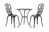 Theon Antique Bronze 3pc Bistro Set