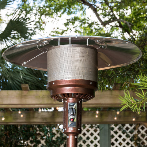 Aged Chestnut Finish Patio Heater