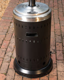 Onyx and Stainless Steel Finish Patio Heater