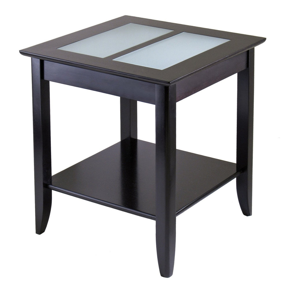 SYRAH END TABLE WITH FROSTED GLASS