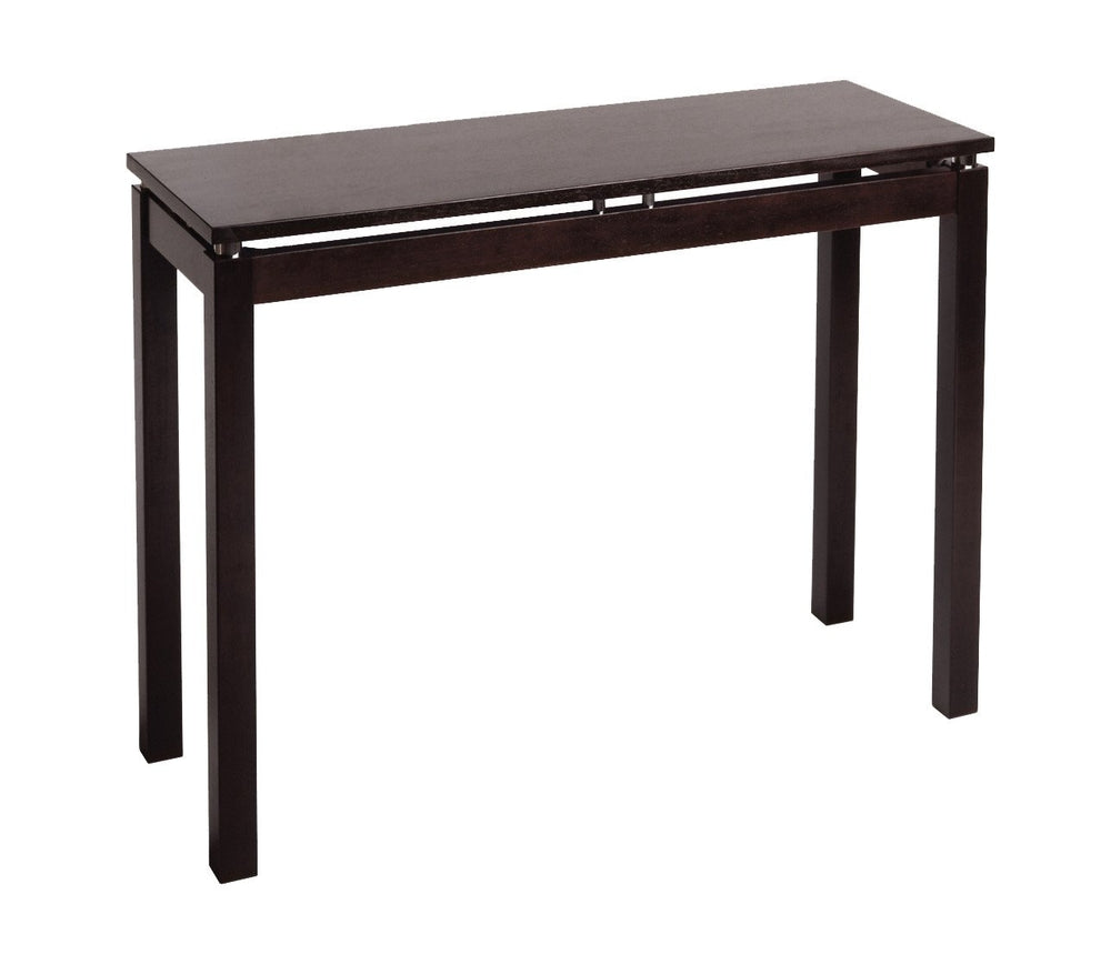 LINEA CONSOLE / HALL TABLE WITH CHROME ACCENT