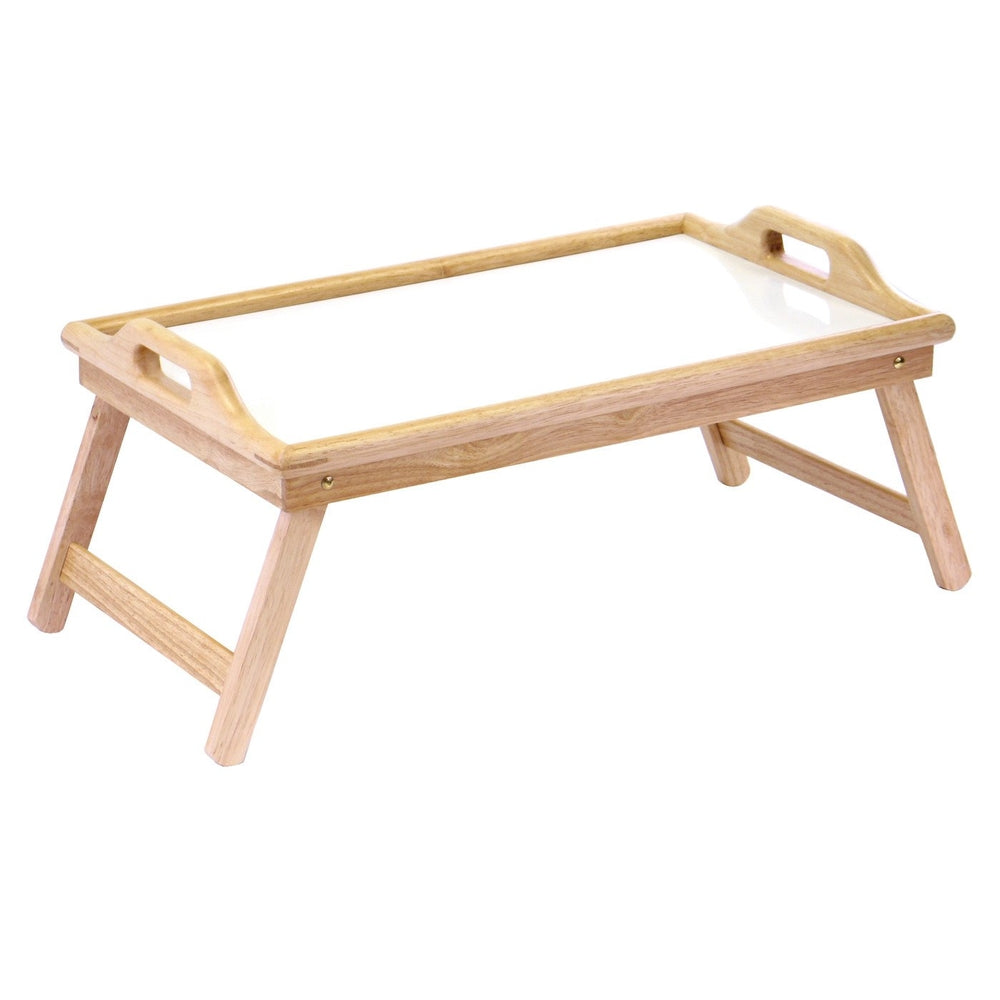 BREAKFAST BED TRAY WITH HANDLE AND FOLDABLE LEGS