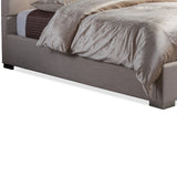 BAXTON STUDIO REGATA MODERN AND CONTEMPORARY BEIGE FABRIC UPHOLSTERED KING SIZE PLATFORM BED