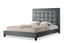 Baxton Studio Hirst Gray Platform Bed- Queen Size