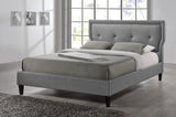 Baxton Studio Marquesa Wood Contemporary Queen-Size Bed