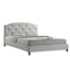Baxton Studio Canterbury White Leather Contemporary Full-Size Bed