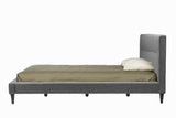 Baxton Studio Callasandra Contemporary Grey Linen King-Size Bed