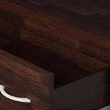 Baxton Studio Maison Oak Brown 4-Drawer Chest