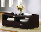 Baxton Studio Derwent Coffee Table with Drawers