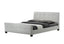 Amara White Modern Bed - Queen Size