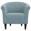CONTEMPORARY CLASSIC LIGHT BLUE UPHOLSTERED ACCENT ARM CHAIR CLUB CHAIR