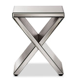 Baxton Studio Morris Modern and Contemporary Hollywood Regency Glamour Style Accent Side Table