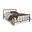 Baxton Studio Amy Modern and Contemporary Antique Dark Bronze Full Size Iron Metal Platform Bed