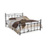 Baxton Studio Belinda Chic Antique Dark Bronze Queen Size Iron Metal Platform Bed