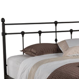 Baxton Studio Belinda Chic Antique Dark Bronze Queen Size Iron Metal Platform Bed