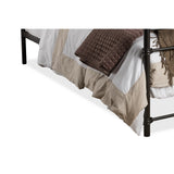 Baxton Studio Belinda Chic Antique Dark Bronze Queen Size Iron Metal Platform Bed