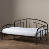 Baxton Studio Olsen Vintage Inspired Dark Bronze Metal Daybed