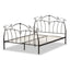 BAXTON STUDIO SELENA ANTIQUE BRONZE FINISHED METAL FULL SIZE PLATFORM BED