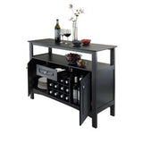 DINING ROOM STORAGE BUFFET SIDEBOARD SERVER CONSOLE TABLE IN BLACK