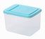 Set of 3 Practical Kitchen Storage Bins Cereals/Snacks Storage Canisters, Blue