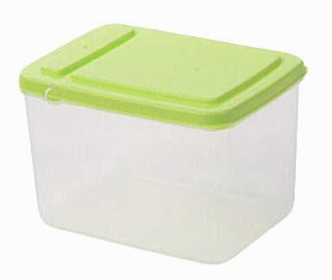Set of 3 Useful Kitchen Storage Bins Cereals/Snacks Storage Canisters, Green