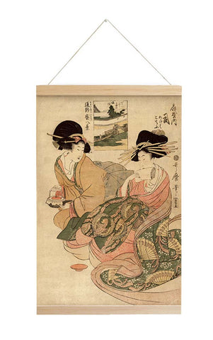 Japanese Ukiyo-E Style Decorative Painting Wall Painting, K2