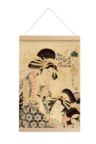 Japanese Ukiyo-E Style Decorative Painting Wall Painting, K3