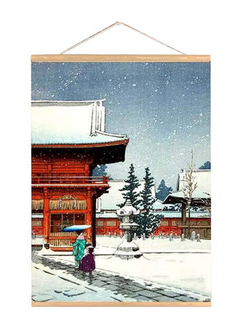 Ukiyo-E Style Painting Living Room Bedroom Restaurant Fabric Decoration, N2