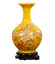 Chinese Yellow Ceramic Vase Art Home Decorative Vase