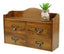 Classical Small Wood Storage Chests Desktop Receive Container Storage Cabinet