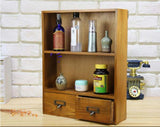 Creative Mini Wood Storage Chests Storage Box Simulation Furniture