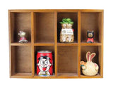 Creative Wood Storage Shelf Wooden Storage Racks Natural Color