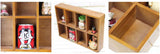 Creative Wood Storage Shelf Wooden Storage Racks Natural Color