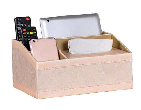 Lovely Beautiful Wood&Leather Storage Box/ Creative Multipurpose Tissue Box