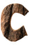 Wooden Letter 'C' Hanging Sign Home Decoration wall d??cor