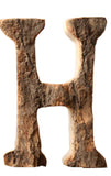 Wooden Letter 'H' Hanging Sign Wood Alphabet Decoration Prop  wall d??cor