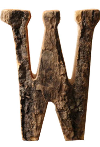 Wooden Letter 'W' Hanging Sign Home/Office Decoration Wall Ornament